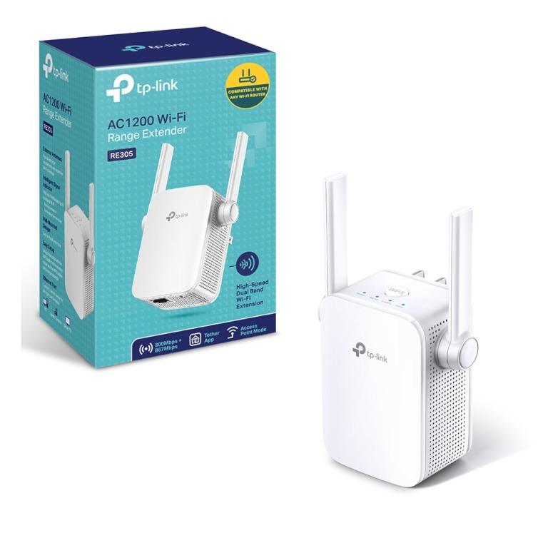 Tp Link Re305 Ac1200 Wifi Range Extender Wall Plugged Dual Band Tplink 6935364097981 Electronics Others On Carousell