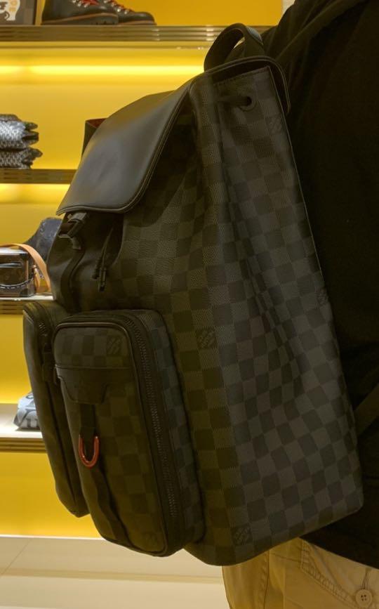 LV LOUIS VUITTON Utility Damier Graphite Backpack 100% Authentic Retail  $4,500