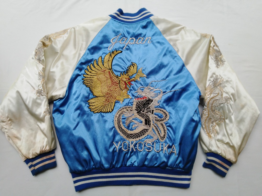 Vintage Sukajan Yokosuka Eagle Dragon DEVIL S SUKAPORN