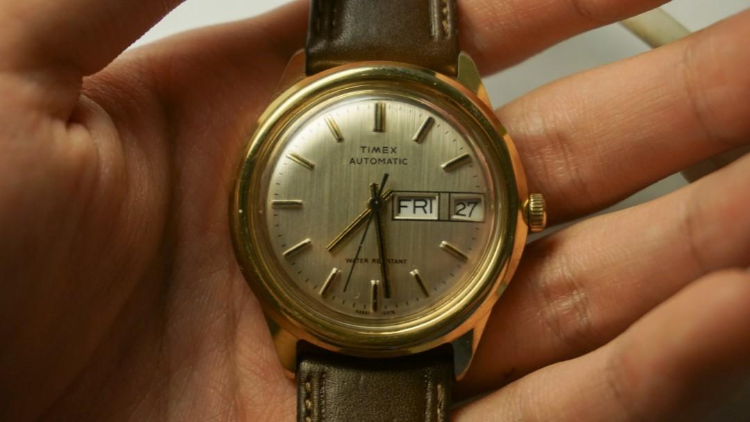 Vintage Timex Automatic 70s, Men's Fashion, Watches & Accessories, Watches  on Carousell