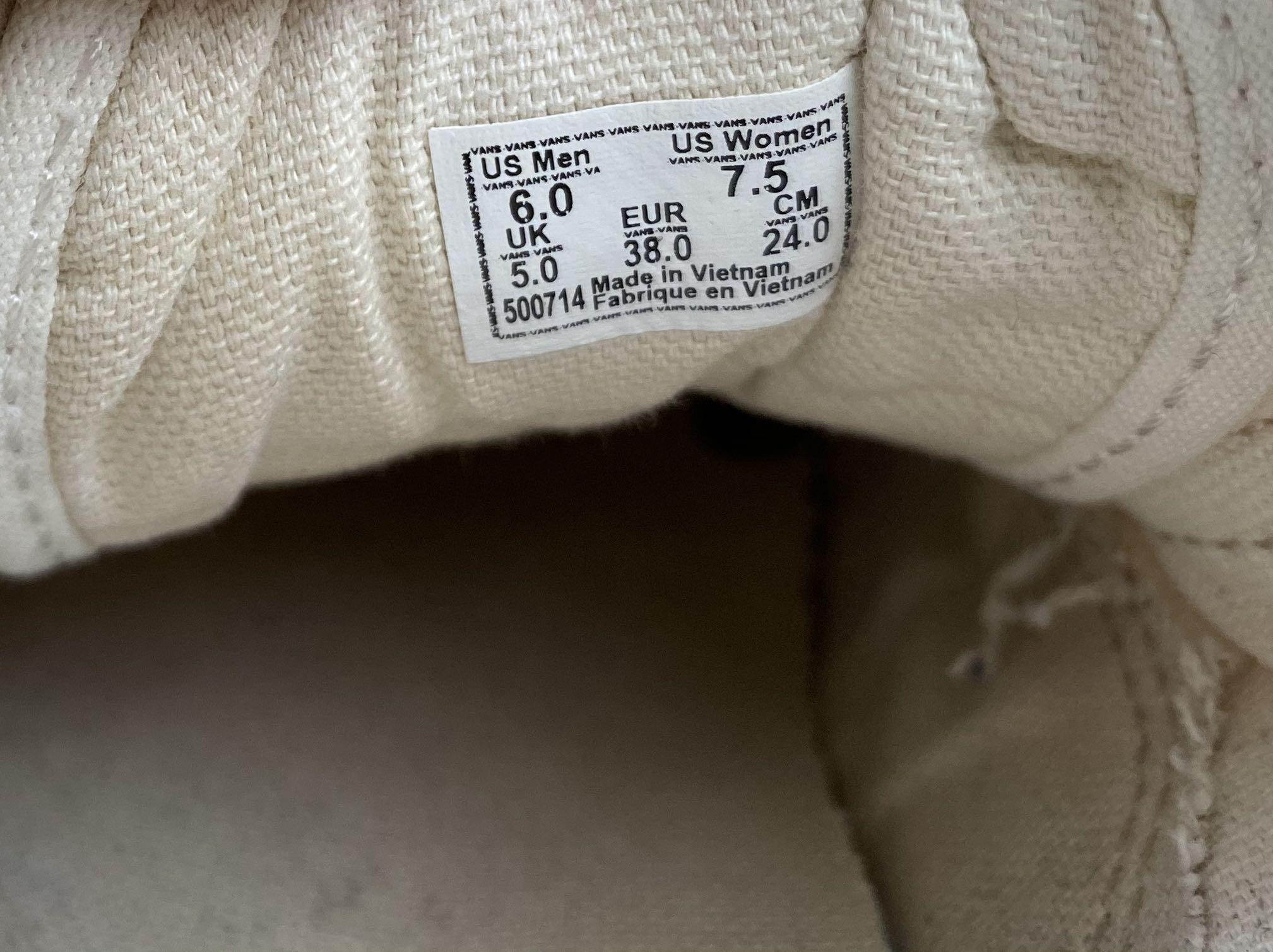 White leather vans uk outlet