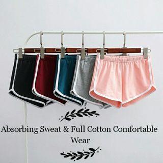 Women Cotton Sport Shorts women Yoga shorts Super soft