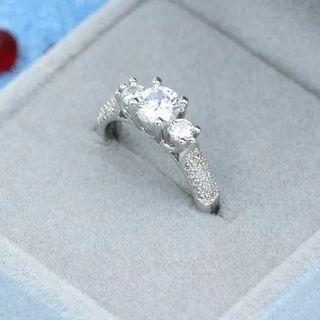 Women silver adjustable Diamond Ring