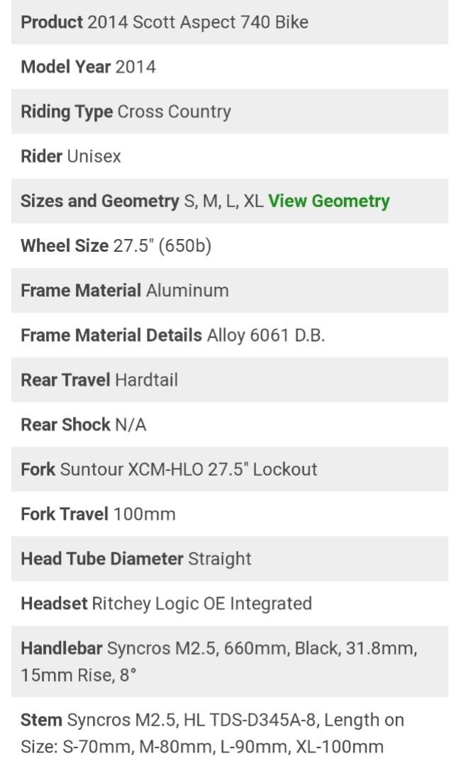 Scott aspect 740 discount 2014