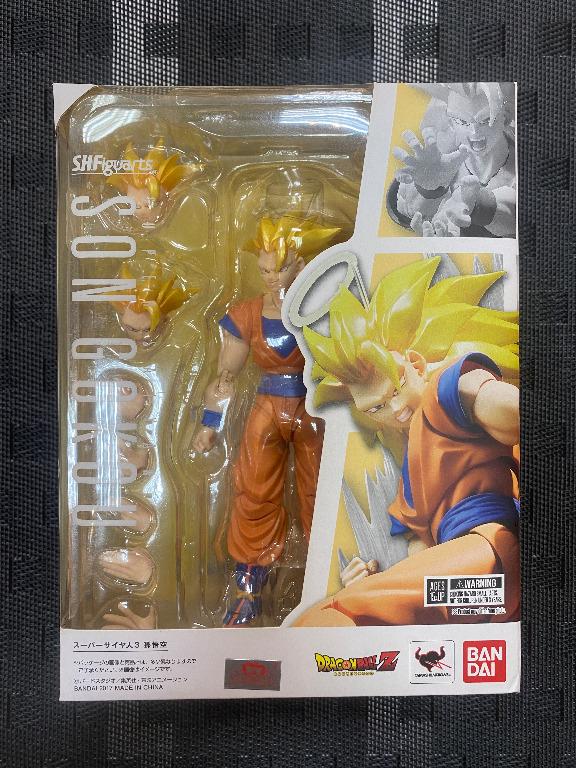 S.H.Figuarts Dragon Ball Z Super Saiyan 3 Son Goku 2.0 Gokou DBZ PVC Figure NIB 