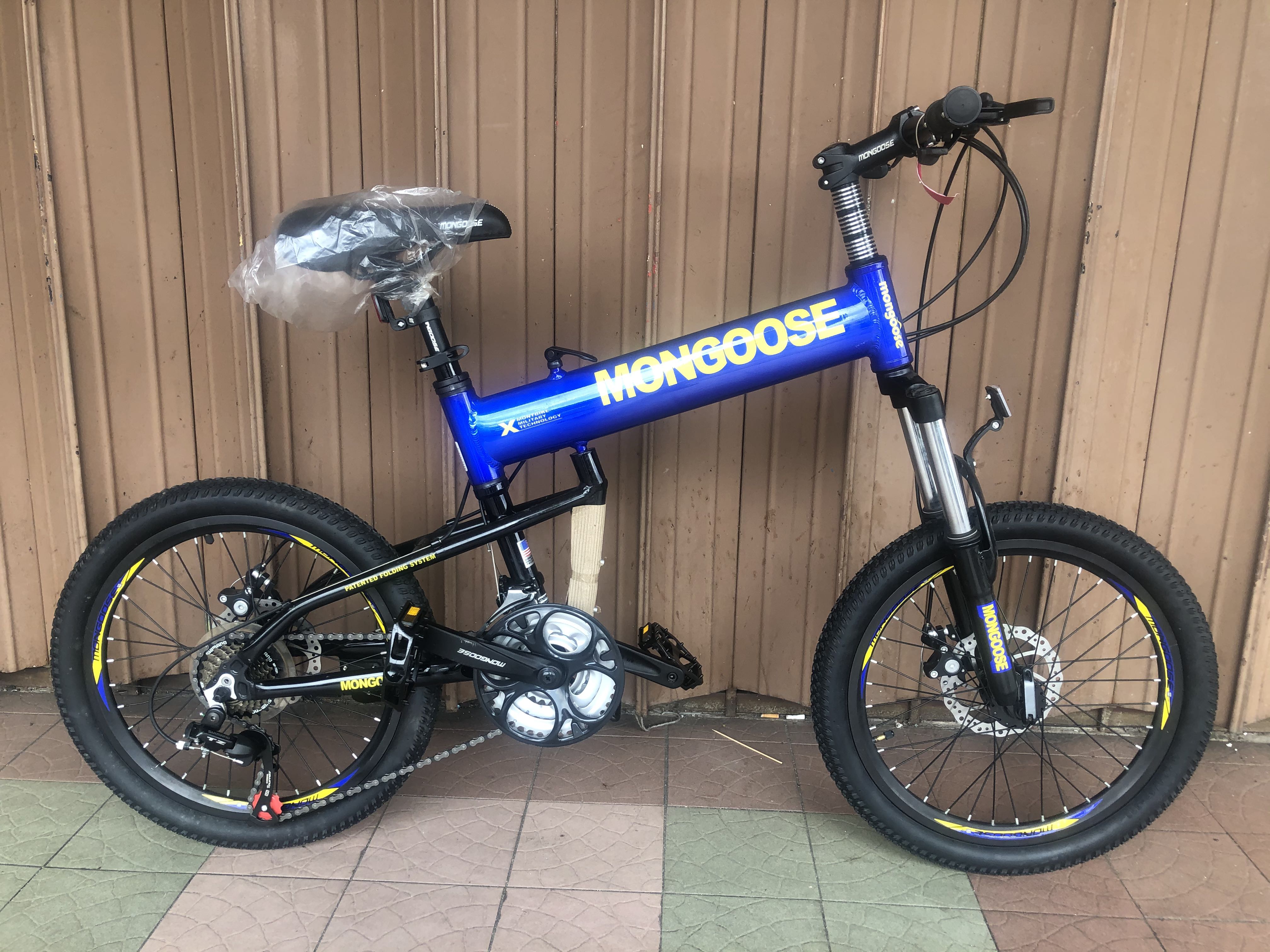 mongoose folding bike 20 spec
