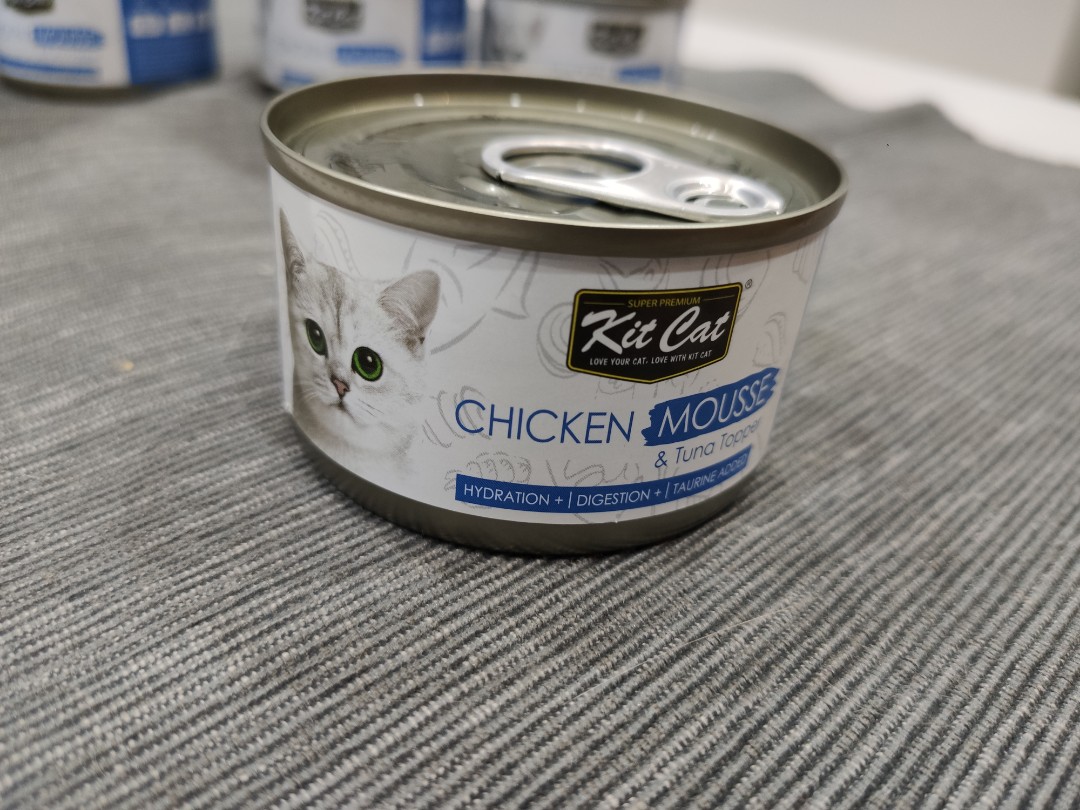 22 x Kit Kat Chicken Mousse & Tuna Topper, Pet Supplies, For Cats, Cat