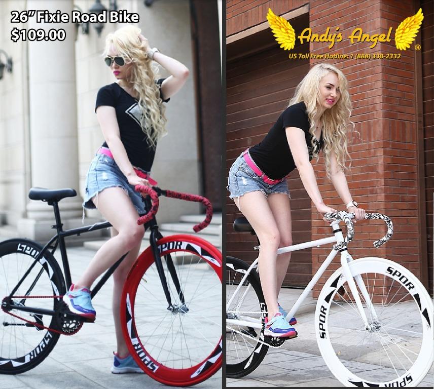 26 Fixie Road Bike Single Gear New fashion Road Bike