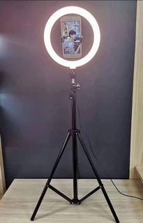 26cm BULB TYPE RINGLIGHT WITH CP HOLDER   & STAND