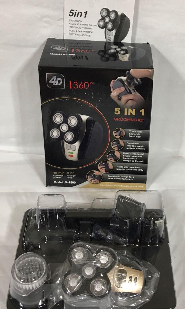 4d i360 5 in 1 grooming kit
