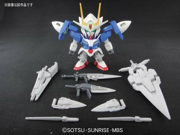 Bandai BB-368 00 Gundam Seven Sword/G SD Action Figure - Chibi Style Model Kit