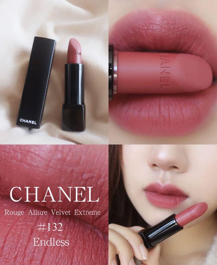 Chanel Endless (132) Rouge Allure Velvet Extreme Review & Swatches