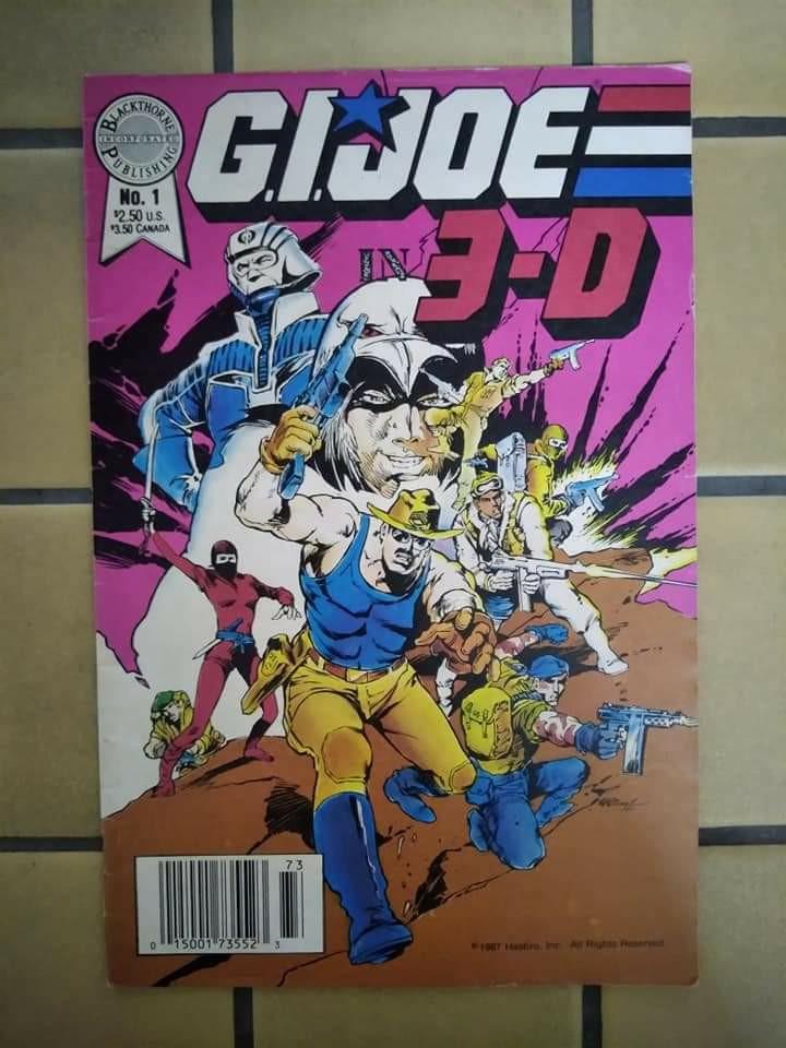 G I Joe In 3d 1 E R Cruz Cover Art Newstand Edition Copper Age Vintage Comic Books Stationery Comics Manga On Carousell