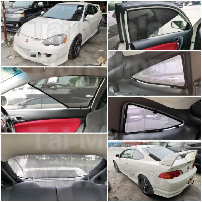 本田integra Dc5 Dc2 Rsx 全車磁石濾光窗網太陽擋 汽車配件 改裝 內外零件on Carousell