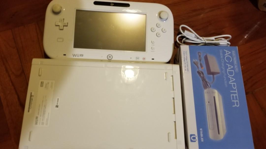 日 美版 Nintendo Wii U 32gb連全新充電線 火牛 遊戲機 遊戲機器材 Carousell