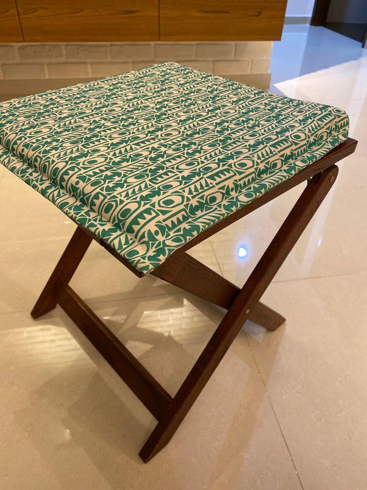 APPLARO iKea Outdoor Stool w cushion Furniture Home Living Furniture Chairs on Carousell