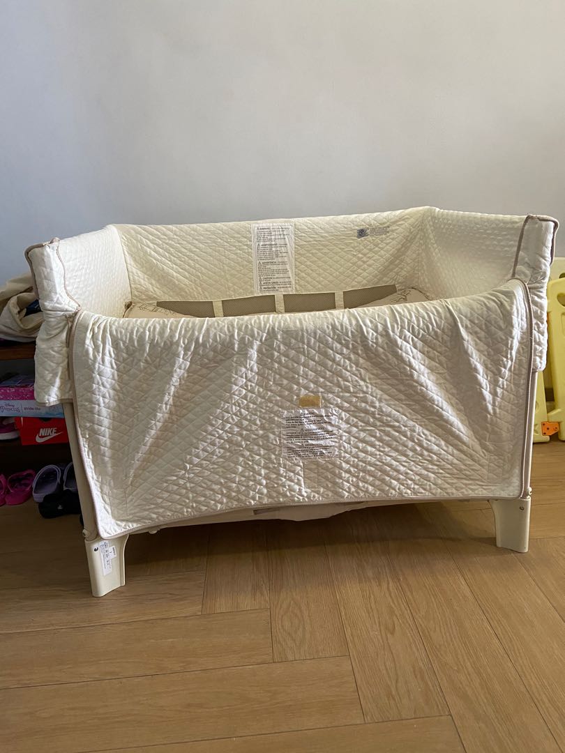 Arm's reach co sleeper hanging bars clearance