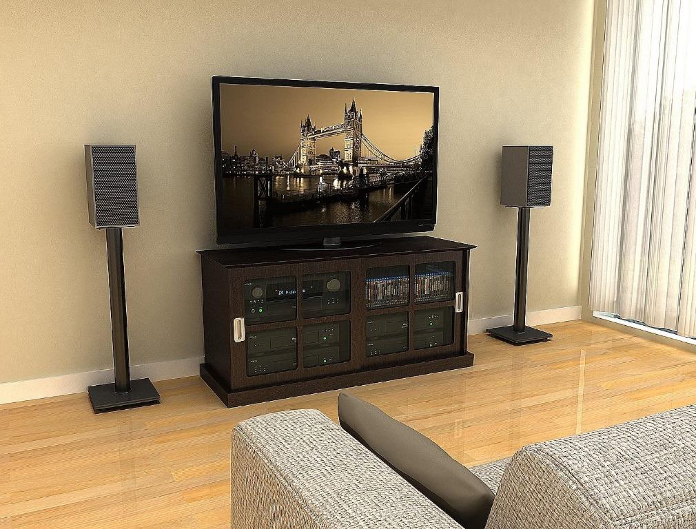 bookshelf speaker floor stands