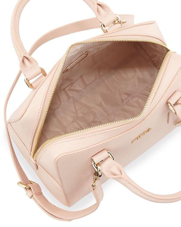 Furla Elena Mini Saffiano Leather Satchel in Pink