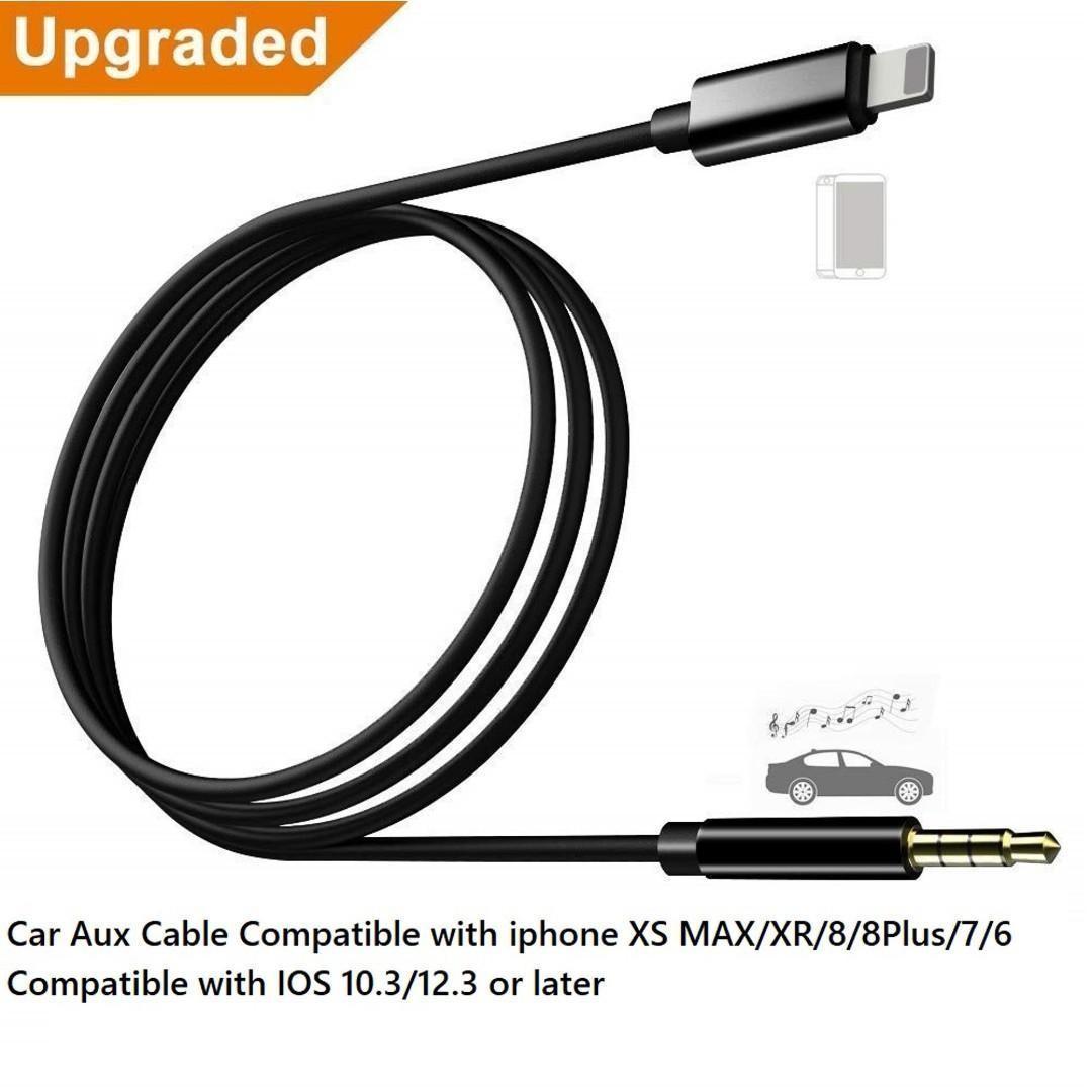 Aux Cord for iPhone XR 3.5mm Aux Cable for iPhone 7 X 8 8 Plus XS Max X aux cable for Car Stereo or Speaker or Headphone Adapter I1248 Computers Tech Parts Accessories Cables