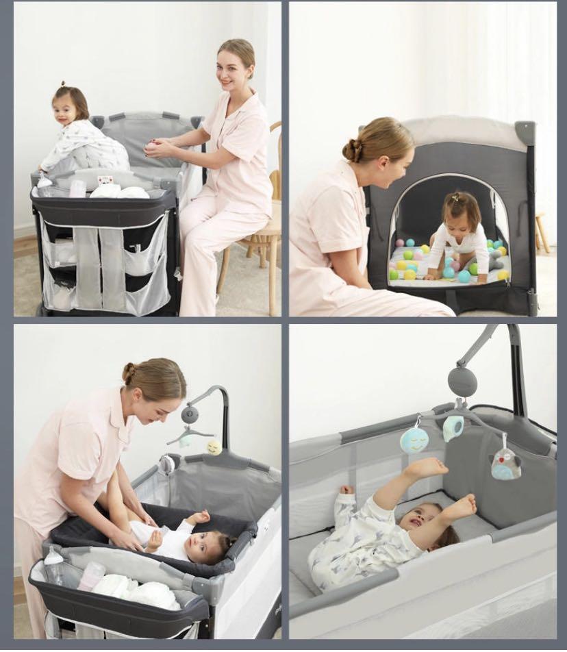 [Ready Stock] Baby Cot/Playpen/Crib/Changing Station, Babies & Kids