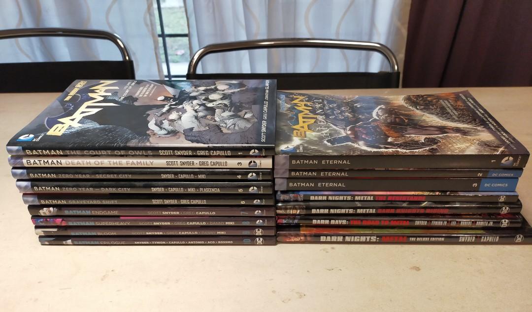 Batman New 52 and Metal run (Hardcover and TPBs), Hobbies & Toys, Books &  Magazines, Comics & Manga on Carousell