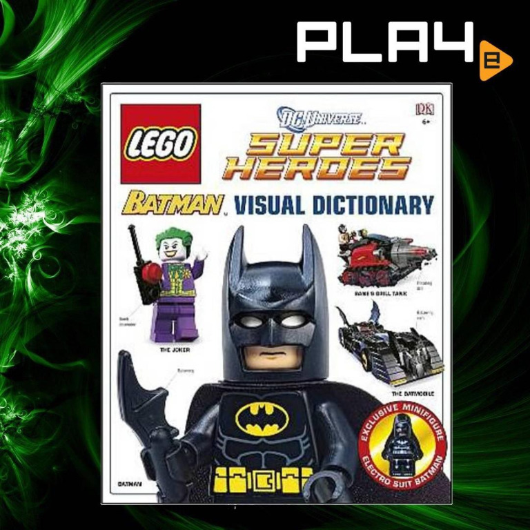 Batman Visual Dictionary with LEGO Minifigure Brand New Hobbies