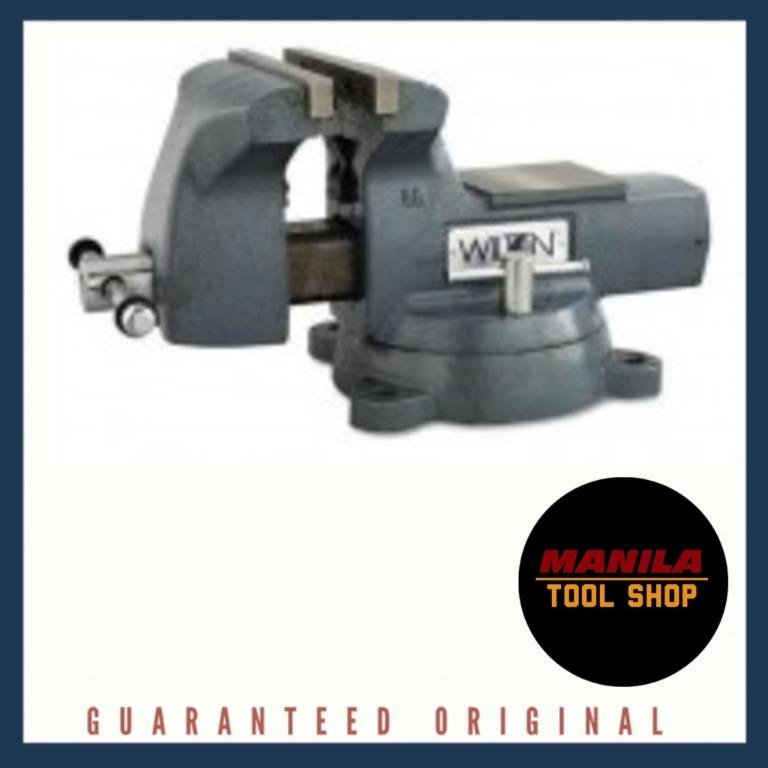 Bench Vise Swivel Base W Pipe Jaw Anvil Construction Industrial Industrial Equipment On Carousell