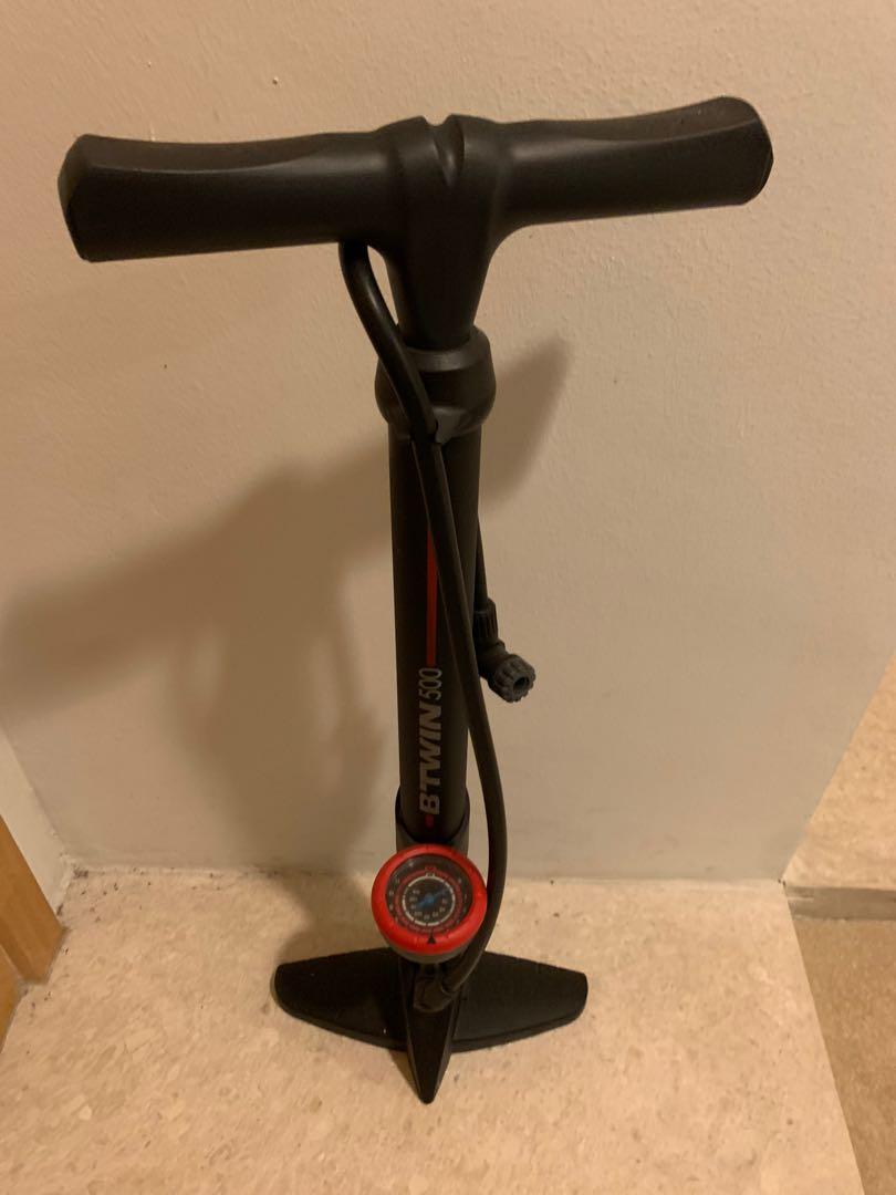 btwin bike pump