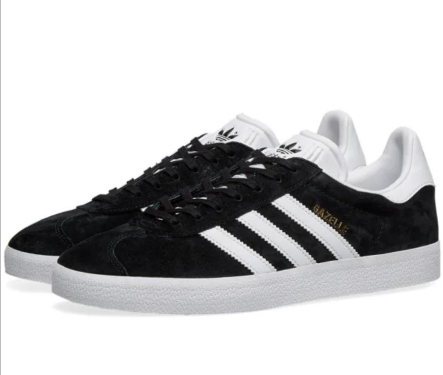 Black Adidas Gazelle, Men's Fashion 