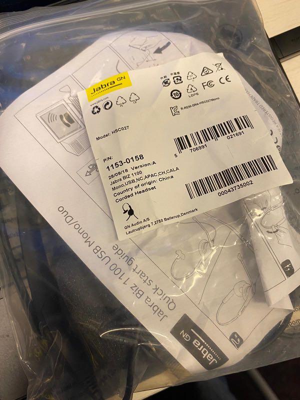 Brand new Jabra headset biz 110063857261774978111