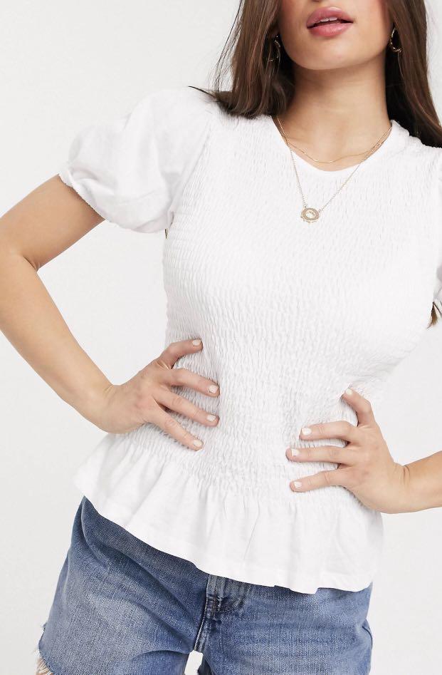 new look peplum top