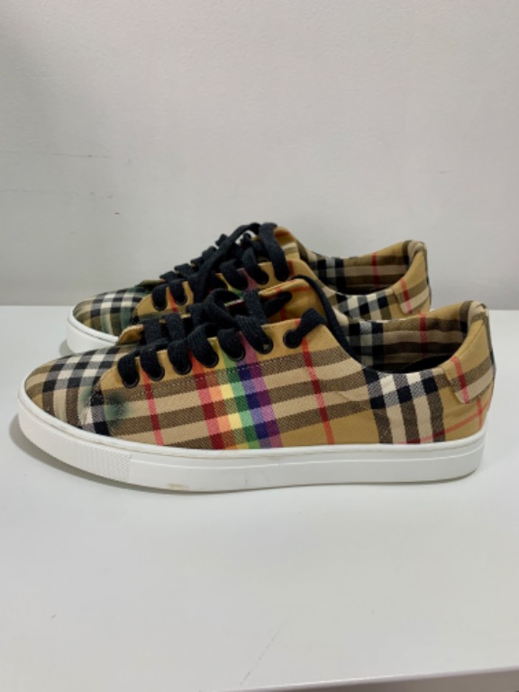 Rainbow burberry shoes online