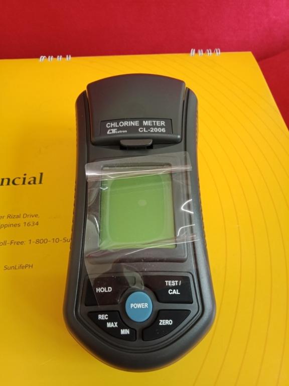 Chlorine Meter, Colorimeter, Residual Chlorine Meter, Lutron, CL-2006 ...