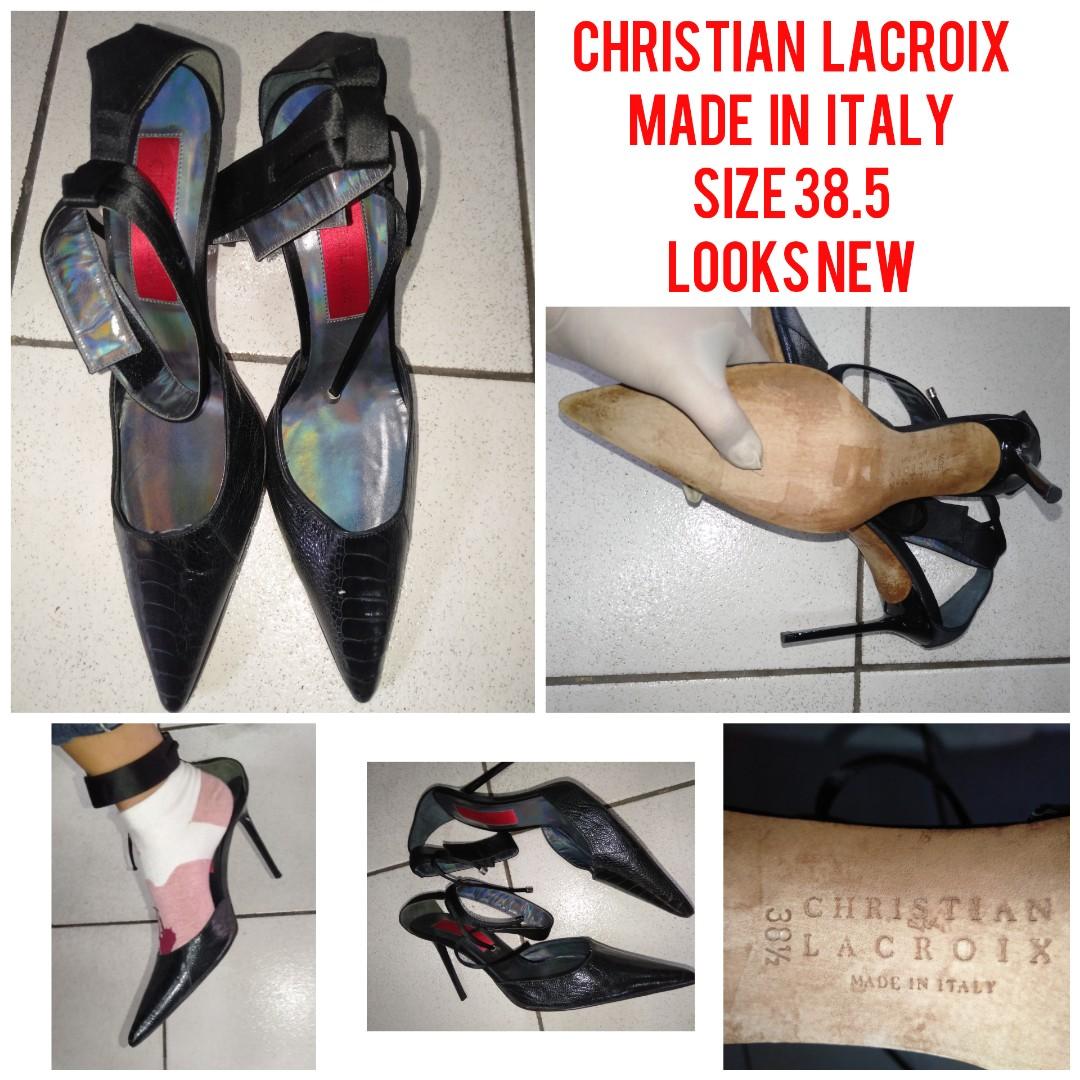 Christian Lacroix Heels Women s Fashion Footwear Heels on Carousell