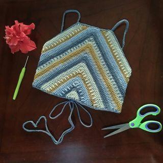 Crochet halter top