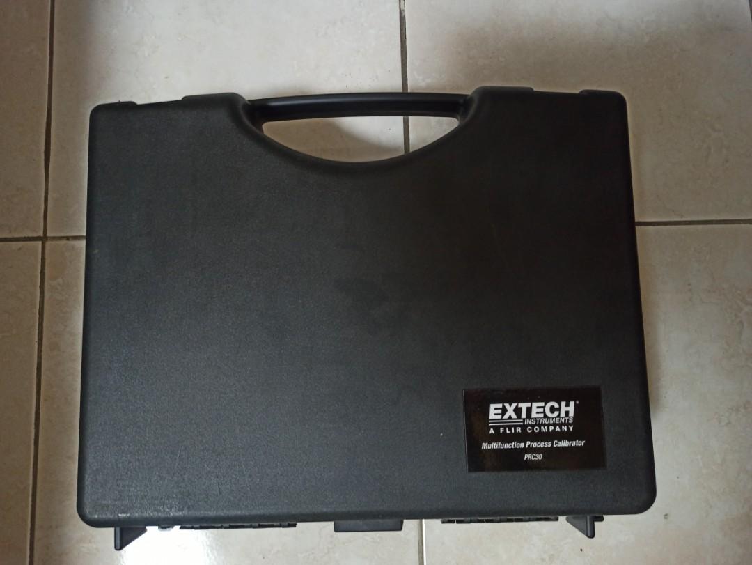 Extech PRC30 Multifunction Process Calibrator (Category: Others) located in Kota Kinabalu. Submitted by ex_prelove (Listing ID 1032906138, Image 1). Description: The PRC30 is a Multifunction Process Calibrator. This calibrator provides precision sourcing and measurements for thermocouples (eight types), current (mA), and voltage (mV and V) devices. Featuring 24 volt loop power, five user adjustable calibration presets, and temperature output in F