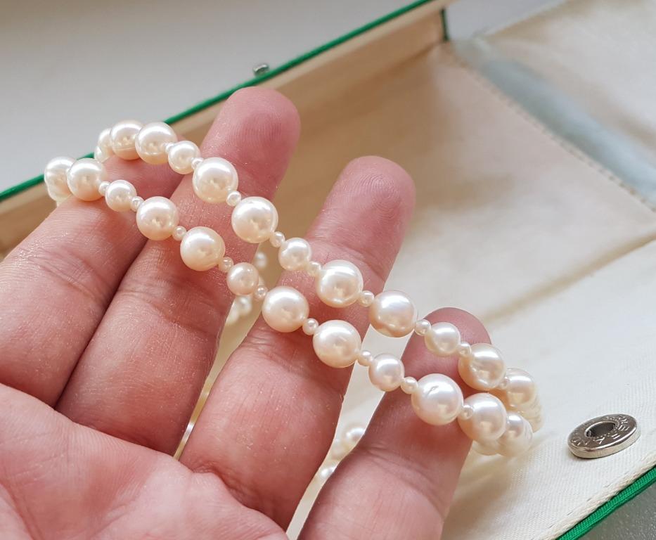 White pearl new arrivals jewellery designs