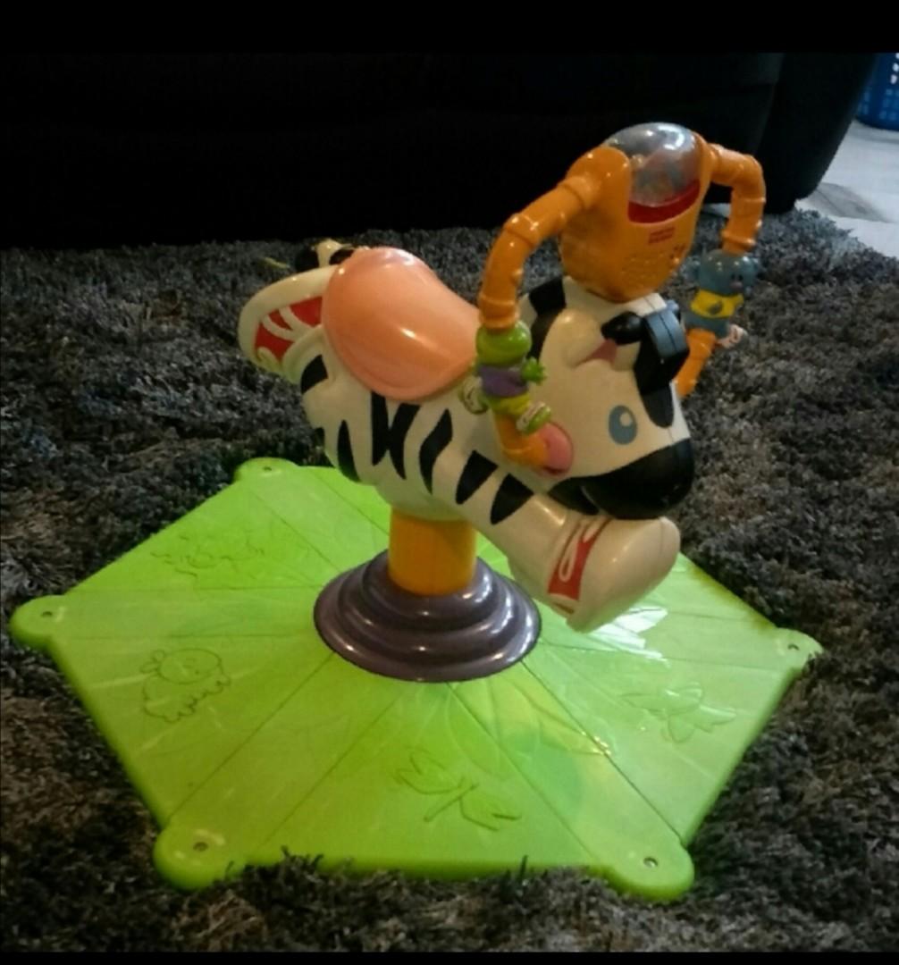 zebra bounce toy