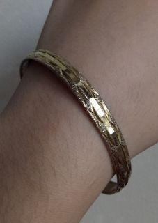 Gold Cartier Dupe Bangle Bracelet 