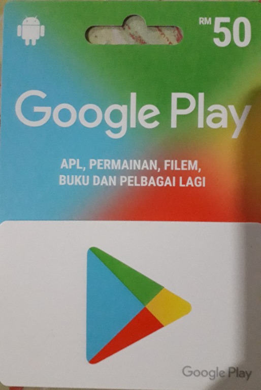Google Play Card Rm50 Mobile Phones Tablets Others On Carousell