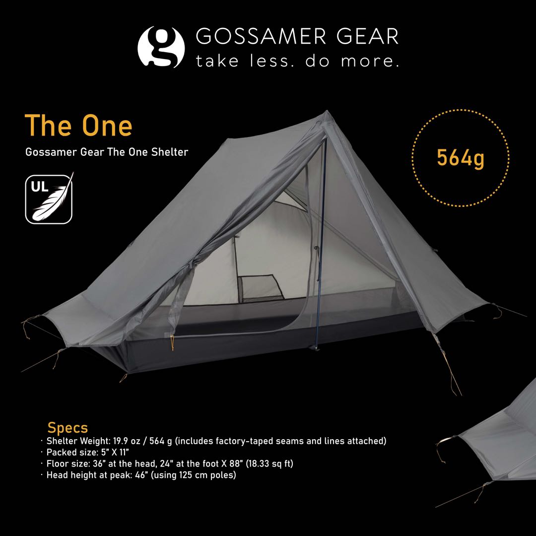 gossamer gear the one tent