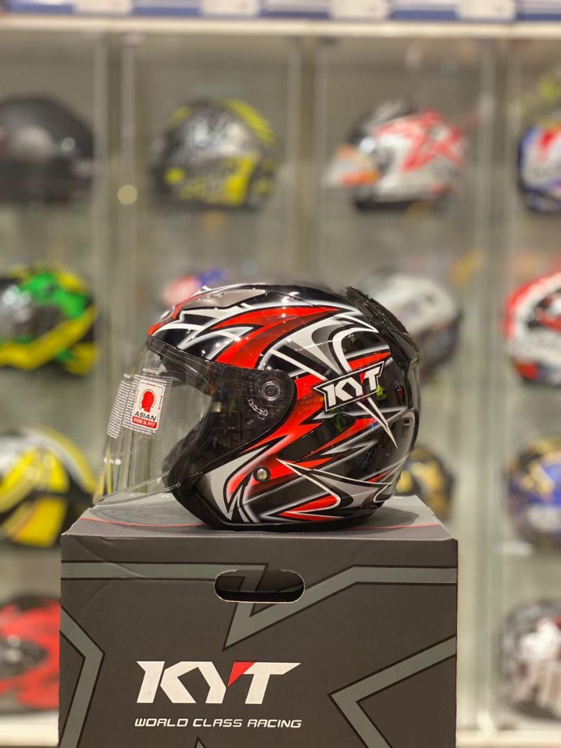 Helmet KYT Hellcat Galaxy Limited Stock Motorbikes on Carousell