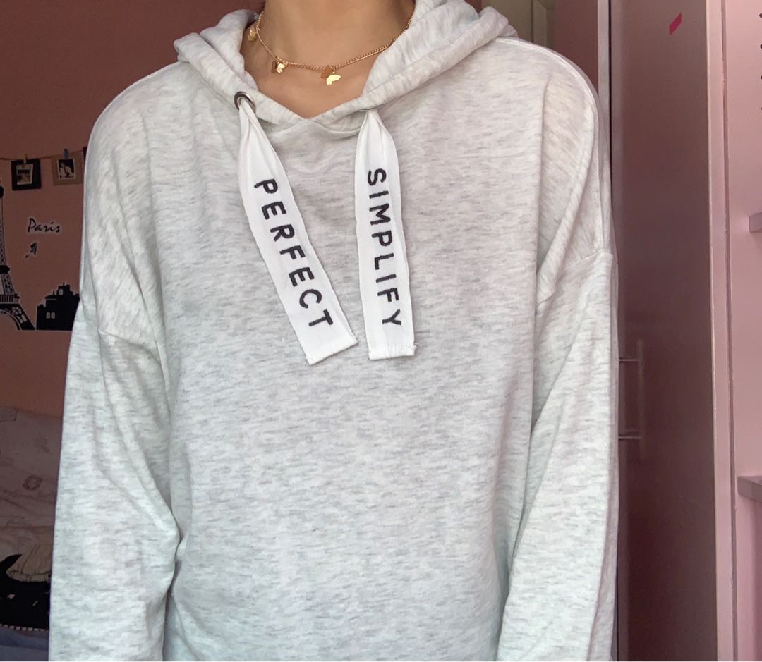 white sweater hoodie