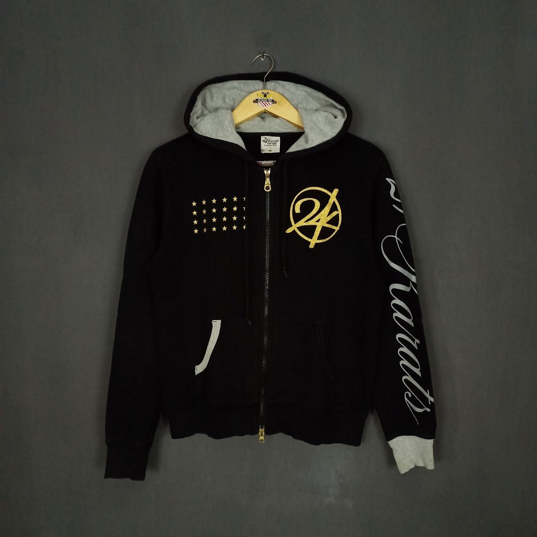 Hoodie 24 Karats Gold, Fesyen Pria, Pakaian , Baju Luaran di Carousell