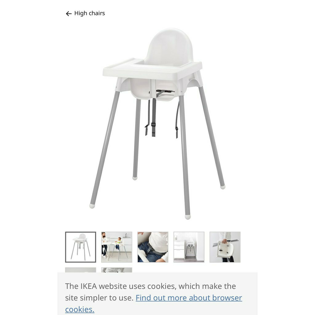 Ikea antilop with diy foot rest, Babies & Kids, Nursing & Feeding, Baby High Chairs on Carousell