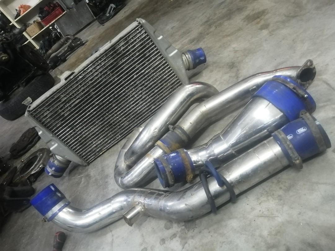 INTERCOOLER EVO 6 PIPING STEEL WIRA SATRIA PUTRA, Auto Accessories on