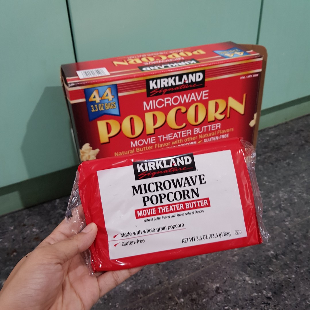 Kirkland microwave popcorn, Health & Nutrition, Health ...
