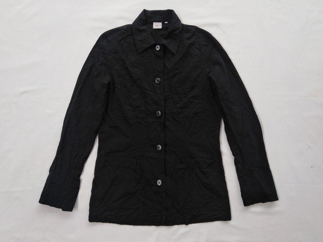 lacoste black coat