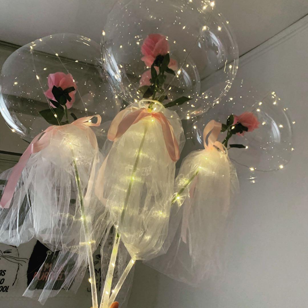 Led Balloons With Roses Inside Cheap Online Shopping